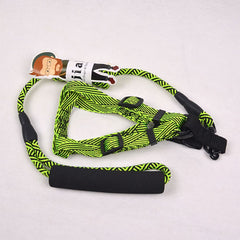 BEJIARY CP17 Stream Neon Rope Harness Pet Collar and Leash Bejiary 