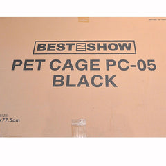 BESTINSHOW PC05 Pet Cage 108.5×70.5×77.5cm Black Cage Best In Show 