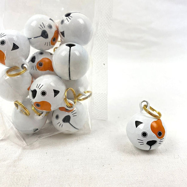 BKK Bell Cartoon White Brown Dog Doll Gold Ring Pet Fashion BKK 