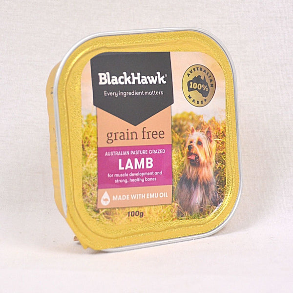 BLACKHAWK Grain free Lamb Tray 100gr Dog Food Wet Blackhawk 