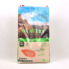 BRAVERY Medium Puppy Chicken 4kg Dog Food Dry Bravery 