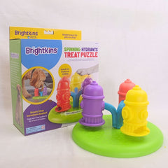 BRIGHTKINS Spinning Hydrants Treat Puzzle Dog Toy Brightkins 