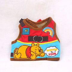 Disney PH07-00007 Harness Pooh Cla Red Blue Pet Fashion Disney 