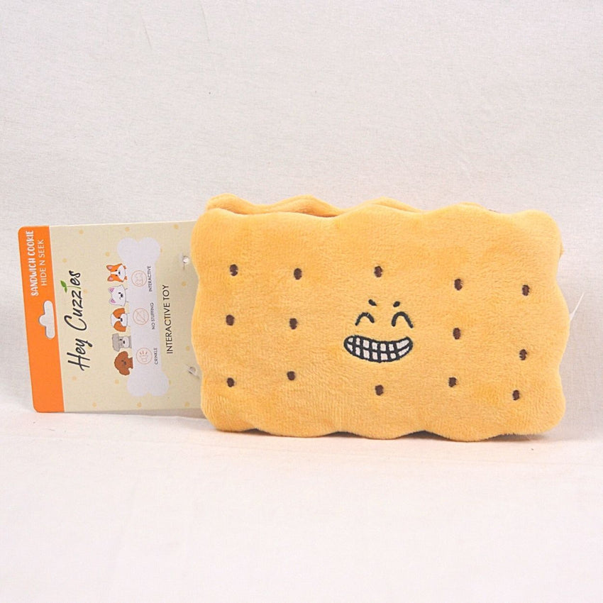 HEYCUZZIES Sandwich Cookie Hide And Seek Dog Toy Hey Cuzzies 