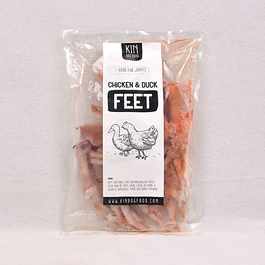 KINDogfood TREAT Chicken Duck Feet Frozen Food Kin Dogfood 