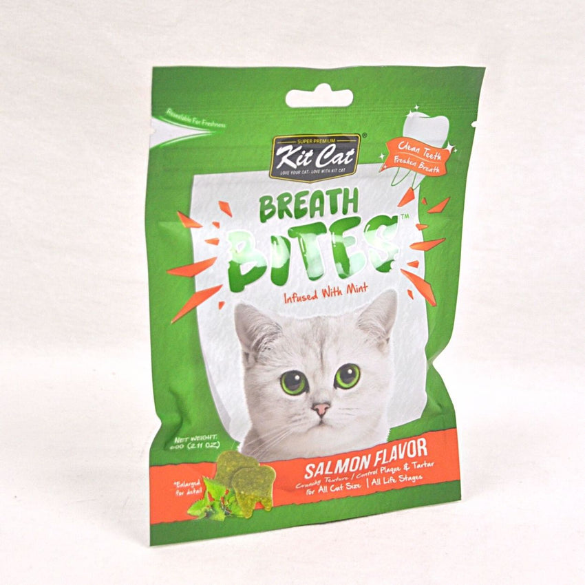 KITCAT Breath Bites Dental Snack 60gr Pet Republic Jakarta Salmon 