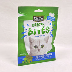 KITCAT Breath Bites Dental Snack 60gr Pet Republic Jakarta Seafood 