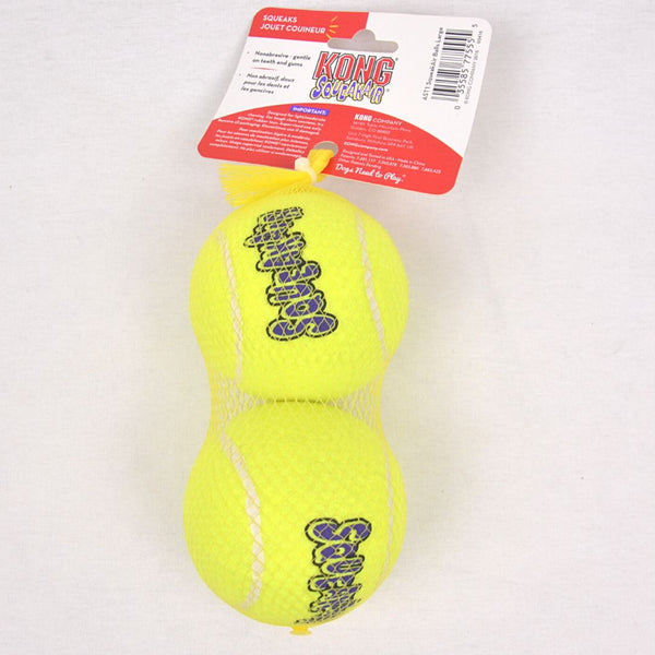 Kong AST1 Squeakair Tennis Ball Large 2pcs Dog Toy Kong 