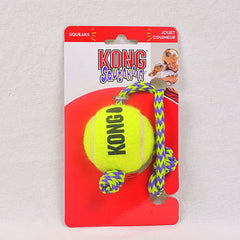 Kong AST21 Tennis Ball With Rope Medium Dog Toy Kong 