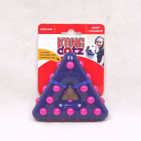 KONG TDD33 Dotz Triangle Small Dog Toy Kong 