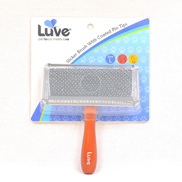 LUVE LV017 Slicker Brush with coated pin Large Grooming Tools Luve 