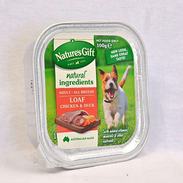 NATURE'S Gift Gourmet Loaf Style Chicken and Duck 100gr Dog Food Wet Nature's Gift 