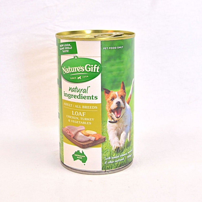 NATURESGIFT Chicken ,Turkey and Vegetables Meal Time 700gr Dog Food Wet Nature's Gift 