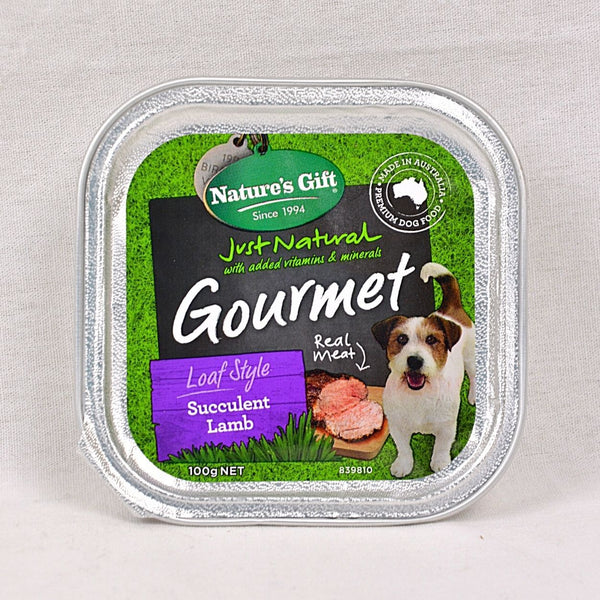 NATURESGIFT Gourmet Succulent Lamb Dog Food 100g Dog Food Wet Nature's Gift 