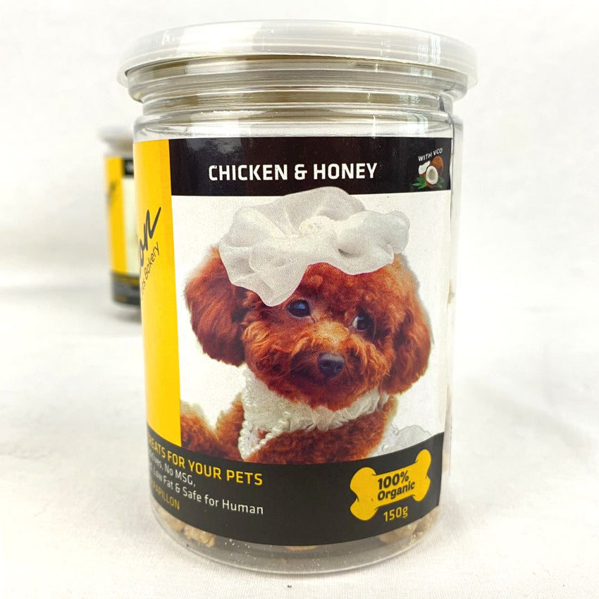 PAPILLON Dog Cookies Chicken And Honey 150gr Dog Snack Papillon 