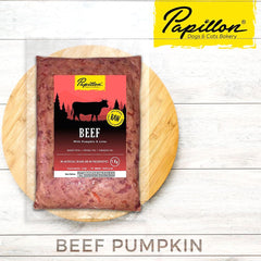 PAPILLON Raw Beef Pumpkin Liver 1kg Frozen Food Papillon 