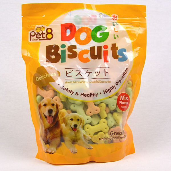 PET8 Dog Bone Biscuit Mix 400gr Dog Snack Pet8 