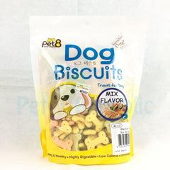 PET8 Dog Bone Biscuit Mix 400gr - Pet Republic Jakarta