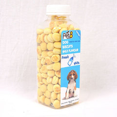 PET8 Dog Round Biscuit Milk 200gr Dog Snack Pet8 