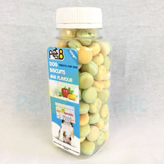 PET8 Dog Round Biscuit Mix 110gr - Pet Republic Jakarta