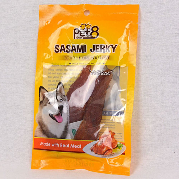 PET8 JJ02 Sasami Jerky Soft Chicken Jerky 50gr Dog Snack Pet8 