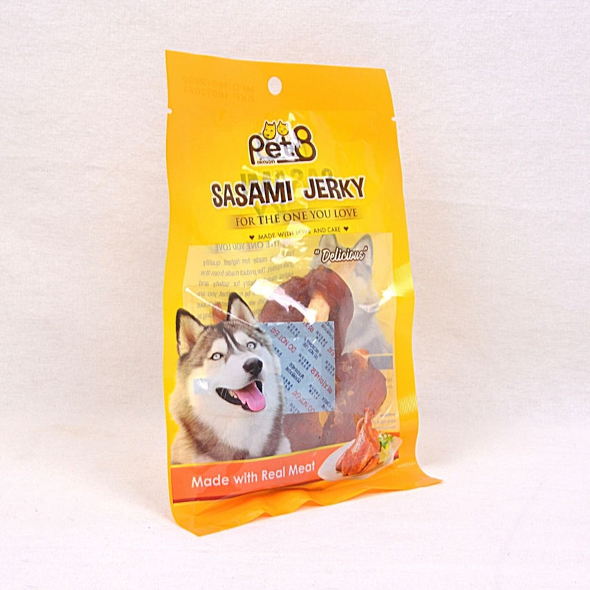 PET8 JJ12 Cowhide Crunchy Dry chicken Jerky 50g Dog Snack Pet8 