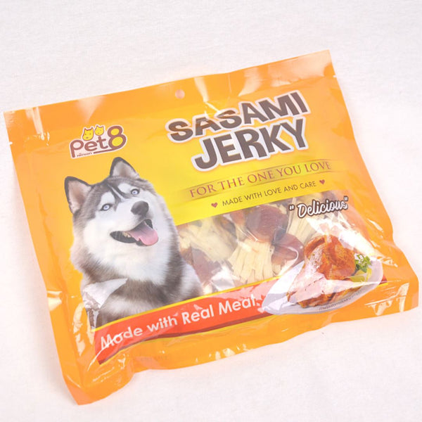 PET8 JJ501 Fish Mini Strap Wrap With Chicken 400gr Dog Snack Pet8 