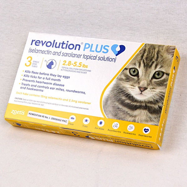 REVOLUTION Cat Gold Plus 0,25ml 1pcs Grooming Medicated Care Revolution 