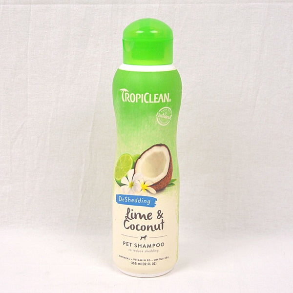 TROPICLEAN Lime And Coconut Shampoo 355ml Grooming Shampoo and Conditioner Tropiclean 