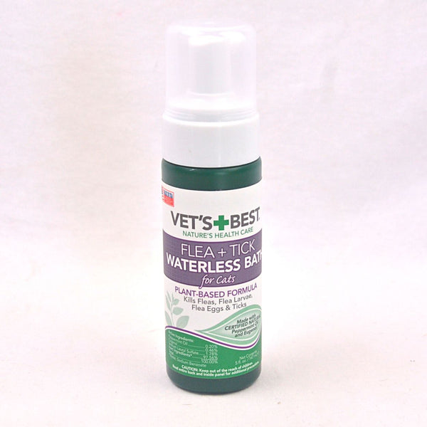 VESTSBEST Obat Kutu Kucing Flea And Waterless Bath For Cats 147ml Flea Tick Vets Best 